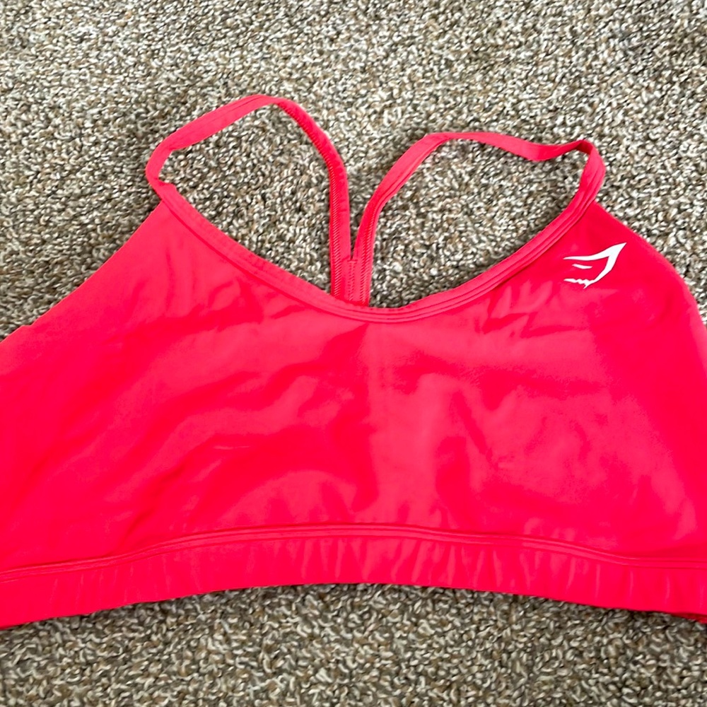 Red Gymshark Bra